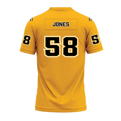 Kennesaw - NCAA Football : Mike Jones - Gold Premium Football Jersey-1