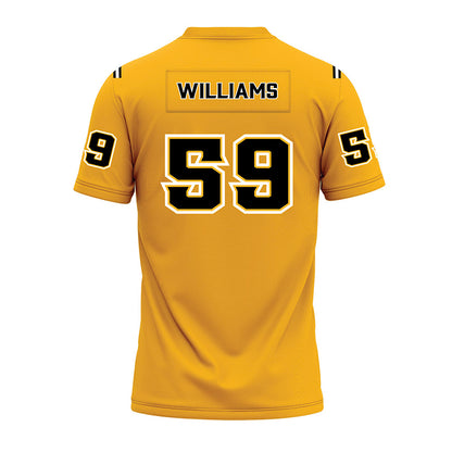 Kennesaw - NCAA Football : Jamiel Williams - Gold Premium Football Jersey-1