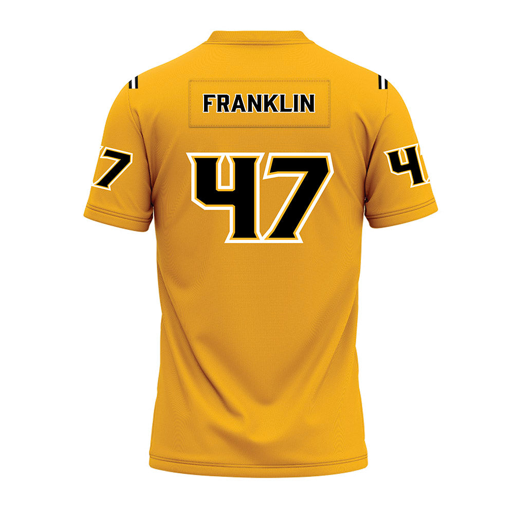 Kennesaw - NCAA Football : Deldrick Franklin - Gold Premium Football Jersey-1