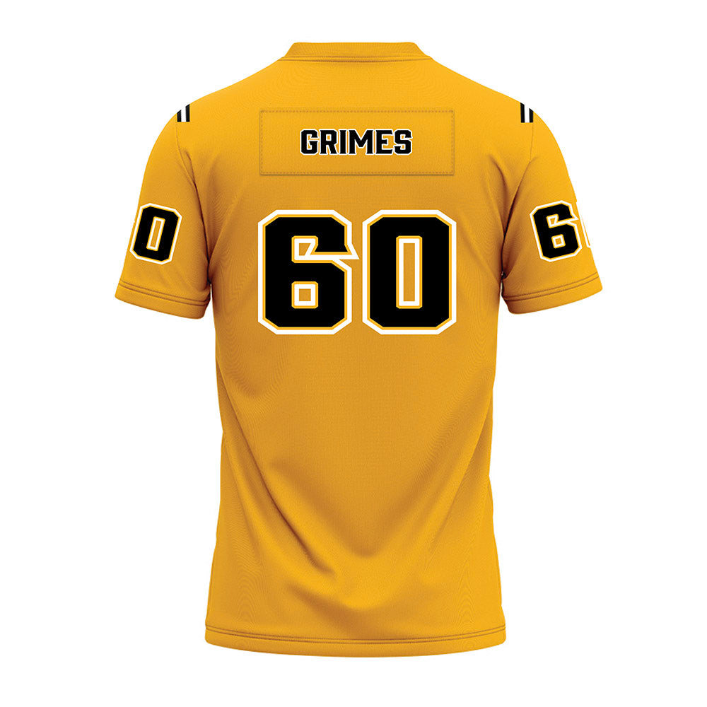 Kennesaw - NCAA Football : Jaiden Grimes - Gold Premium Football Jersey-1