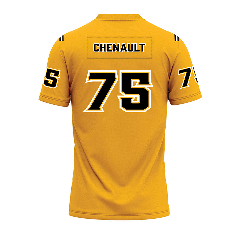 Kennesaw - NCAA Football : Josiah Chenault - Gold Premium Football Jersey-1