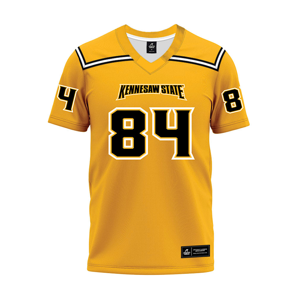 Kennesaw - NCAA Football : Semaj Parker - Gold Premium Football Jersey-0