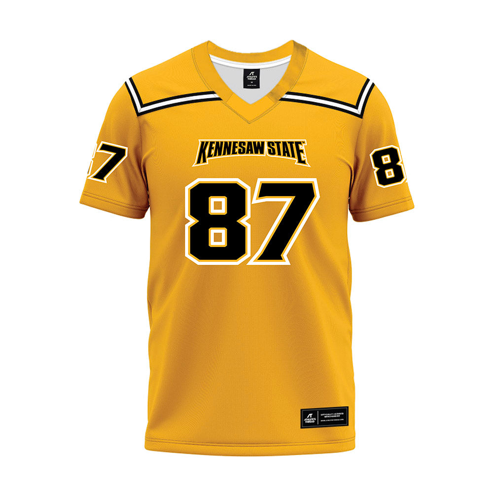 Kennesaw - NCAA Football : Jayce Cora - Gold Premium Football Jersey-0