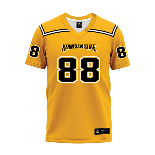 Kennesaw - NCAA Football : Jamari Harrold - Gold Premium Football Jersey-0