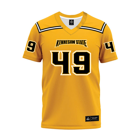 Kennesaw - NCAA Football : Juandarion Silas - Gold Premium Football Jersey-0