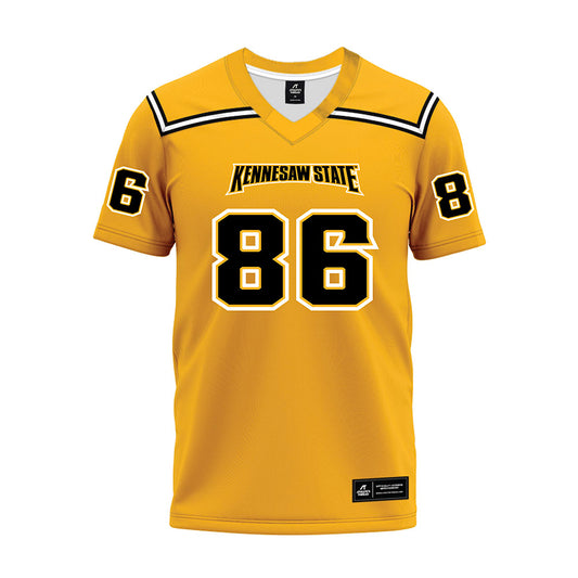 Kennesaw - NCAA Football : Carson Kent - Gold Premium Football Jersey-0