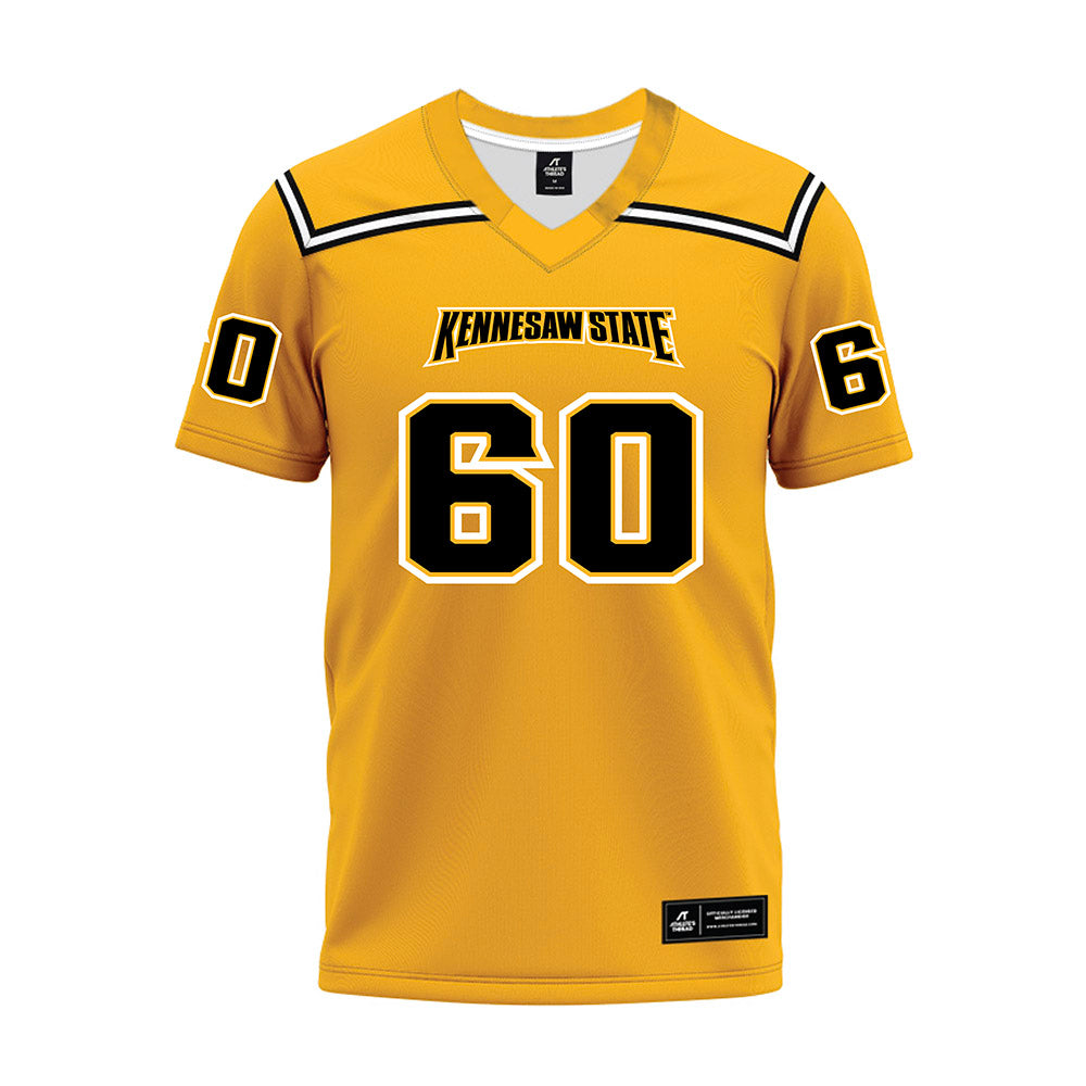 Kennesaw - NCAA Football : Jaiden Grimes - Gold Premium Football Jersey-0