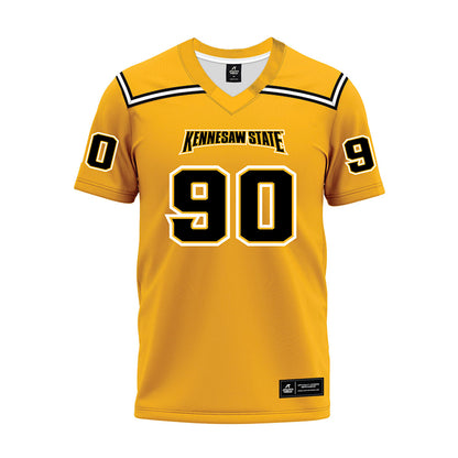 Kennesaw - NCAA Football : Ugonna Nwoha - Gold Premium Football Jersey-0