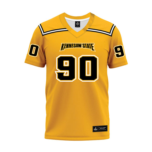 Kennesaw - NCAA Football : Ugonna Nwoha - Gold Premium Football Jersey-0