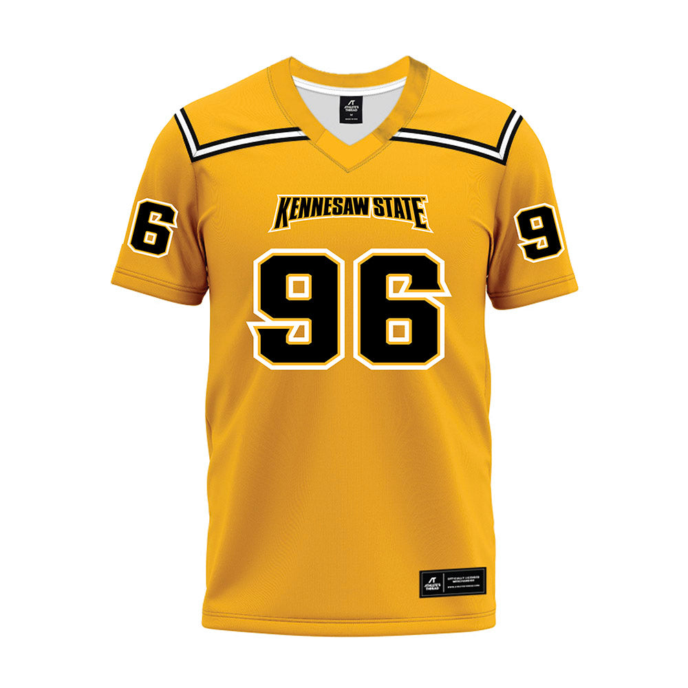Kennesaw - NCAA Football : Britton Williams - Gold Premium Football Jersey-0