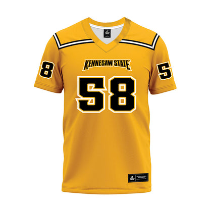 Kennesaw - NCAA Football : Brandon Best - Gold Premium Football Jersey-0
