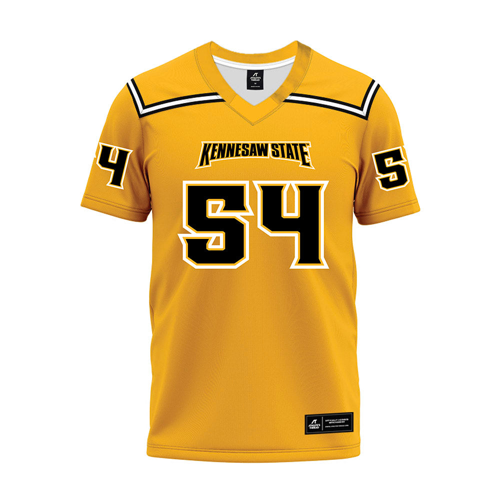 Kennesaw - NCAA Football : Eseosa Aigbokhae - Gold Premium Football Jersey-0