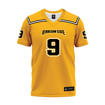 Kennesaw - NCAA Football : Davis Bryson - Gold Premium Football Jersey-0