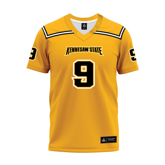 Kennesaw - NCAA Football : Davis Bryson - Gold Premium Football Jersey-0