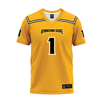 Kennesaw - NCAA Football : Gabriel Benyard - Gold Premium Football Jersey-0