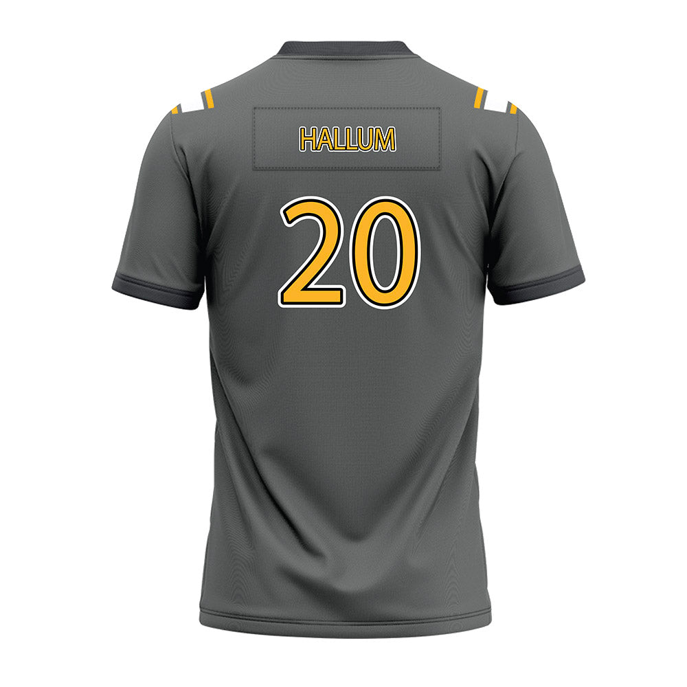 Kennesaw - NCAA Football : Tyler Hallum - Dark Grey Premium Football Jersey-1