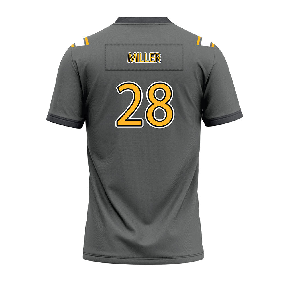 Kennesaw - NCAA Football : Kayden Miller - Dark Grey Premium Football Jersey-1