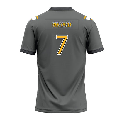 Kennesaw - NCAA Football : Garland Benyard - Dark Grey Premium Football Jersey-1