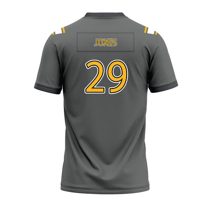Kennesaw - NCAA Football : Milon Jones - Dark Grey Premium Football Jersey-1