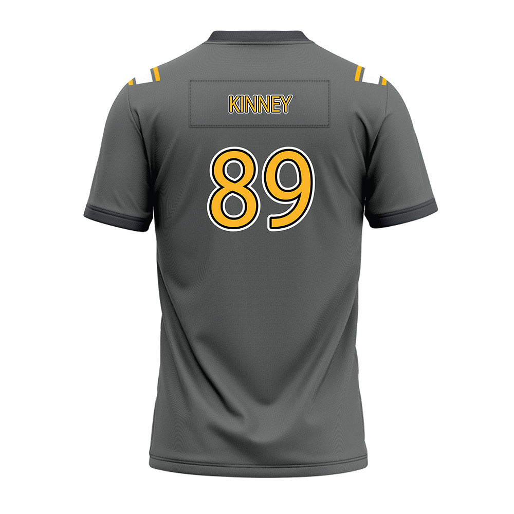 Kennesaw - NCAA Football : Daniel Kinney - Dark Grey Premium Football Jersey-1