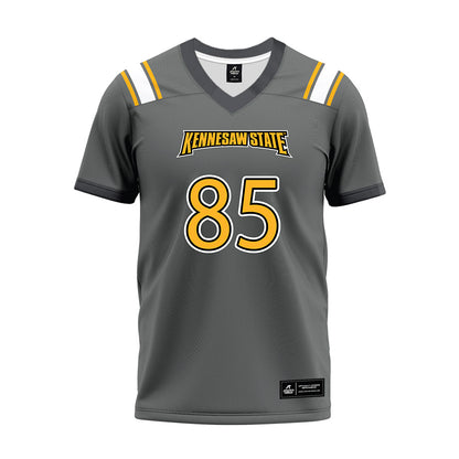 Kennesaw - NCAA Football : Rowan Darnell - Dark Grey Premium Football Jersey-0