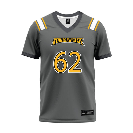 Kennesaw - NCAA Football : Darius Neals - Dark Grey Premium Football Jersey-0