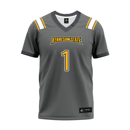Kennesaw - NCAA Football : Gabriel Benyard - Dark Grey Premium Football Jersey