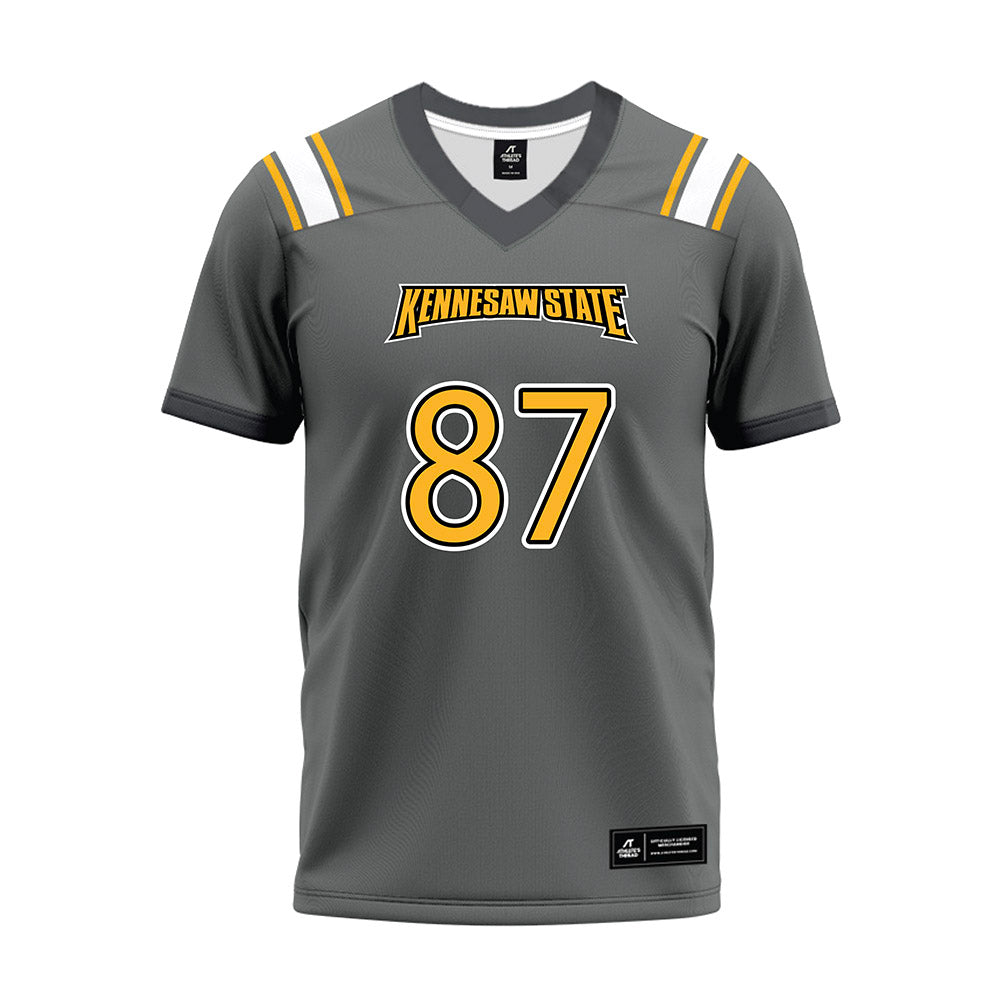 Kennesaw - NCAA Football : Jayce Cora - Dark Grey Premium Football Jersey-0