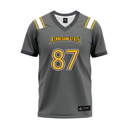 Kennesaw - NCAA Football : Jayce Cora - Dark Grey Premium Football Jersey-0