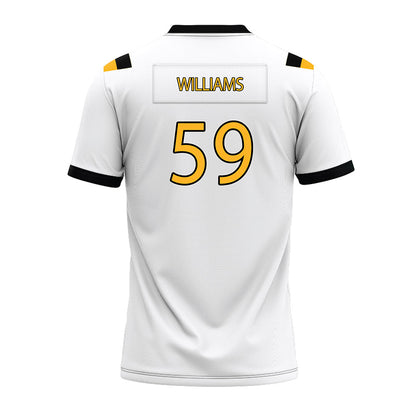 Kennesaw - NCAA Football : Jamiel Williams - White Premium Football Jersey-1