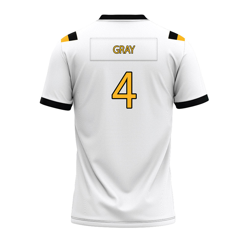Kennesaw - NCAA Football : Braylon Gray - White Premium Football Jersey-1