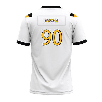 Kennesaw - NCAA Football : Ugonna Nwoha - White Premium Football Jersey-1
