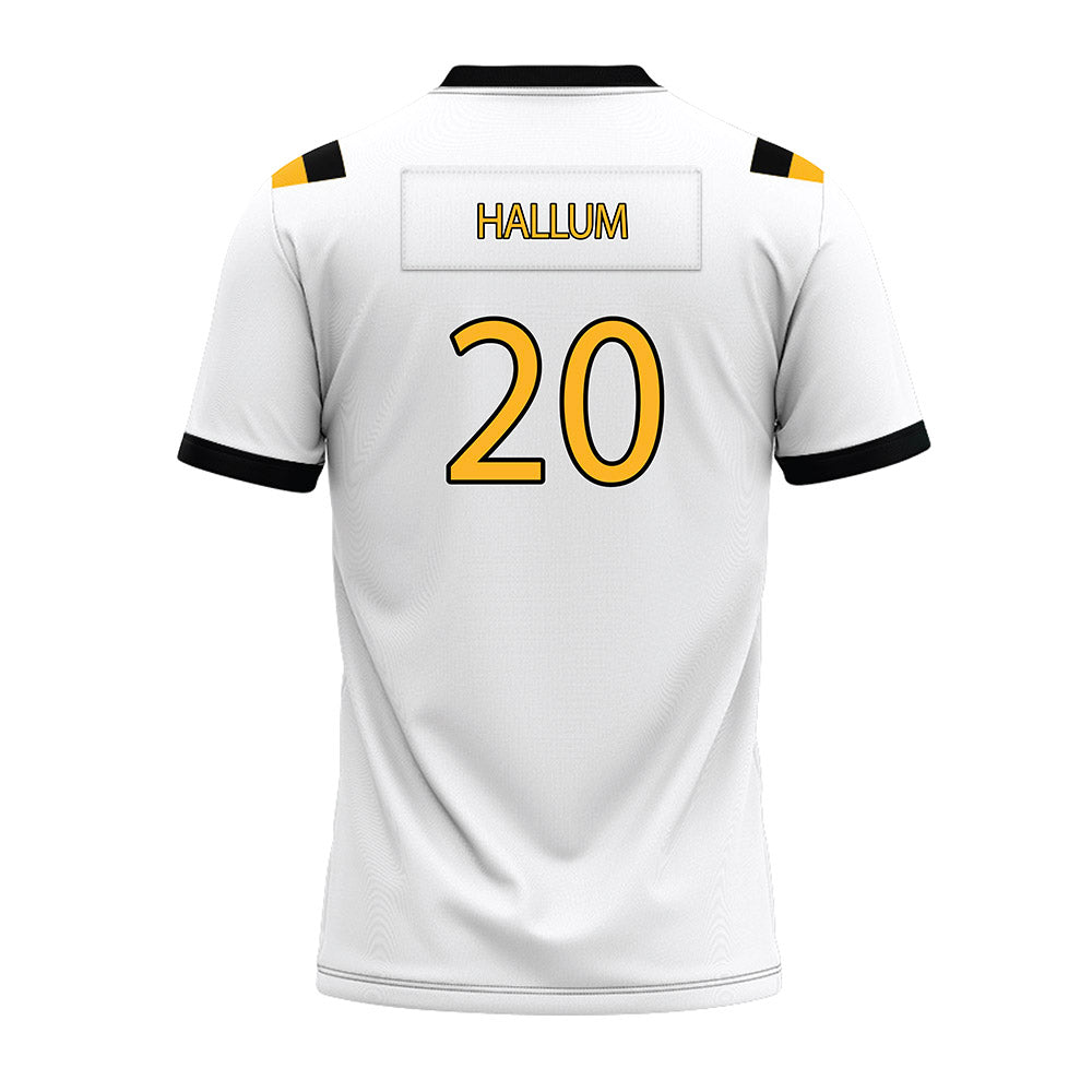 Kennesaw - NCAA Football : Tyler Hallum - White Premium Football Jersey-1
