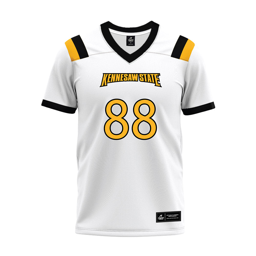 Kennesaw - NCAA Football : Jamari Harrold - White Premium Football Jersey-0