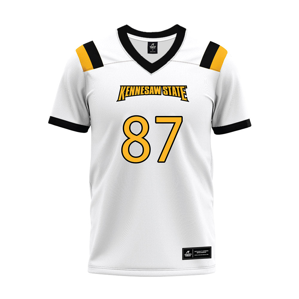 Kennesaw - NCAA Football : Jayce Cora - White Premium Football Jersey-0