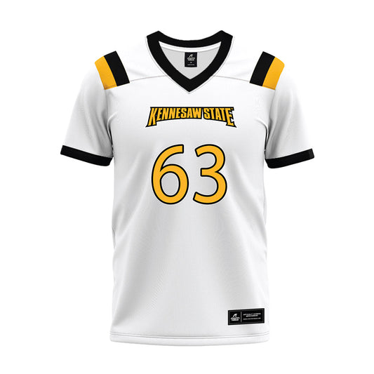 Kennesaw - NCAA Football : Ramontei Dardy - White Premium Football Jersey