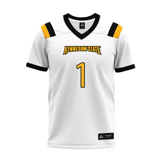 Kennesaw - NCAA Football : Gabriel Benyard - White Premium Football Jersey