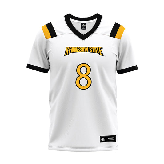 Kennesaw - NCAA Football : Rod Daniels - White Premium Football Jersey-0