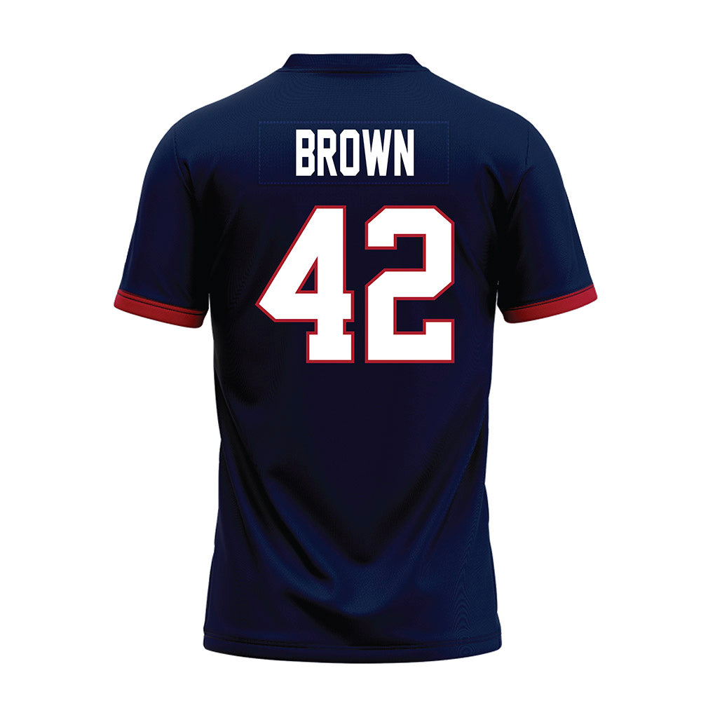 Liberty - NCAA Football : Nicholas Brown - Navy Premium Football Jersey