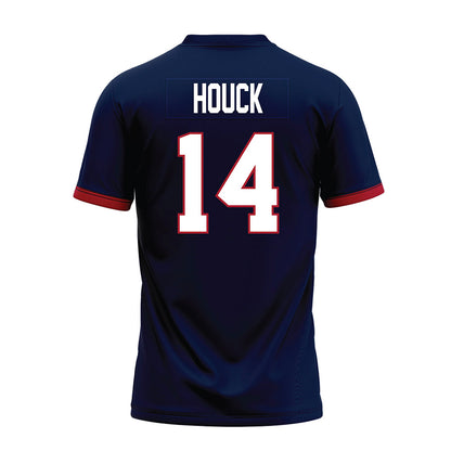 Liberty - NCAA Football : Ethan Houck - Navy Premium Football Jersey-1