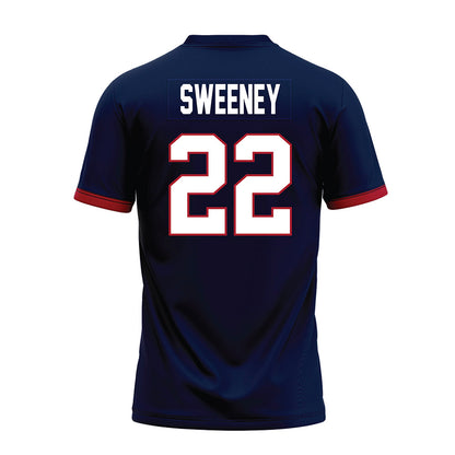 Liberty - NCAA Football : Jayden Sweeney - Navy Premium Football Jersey