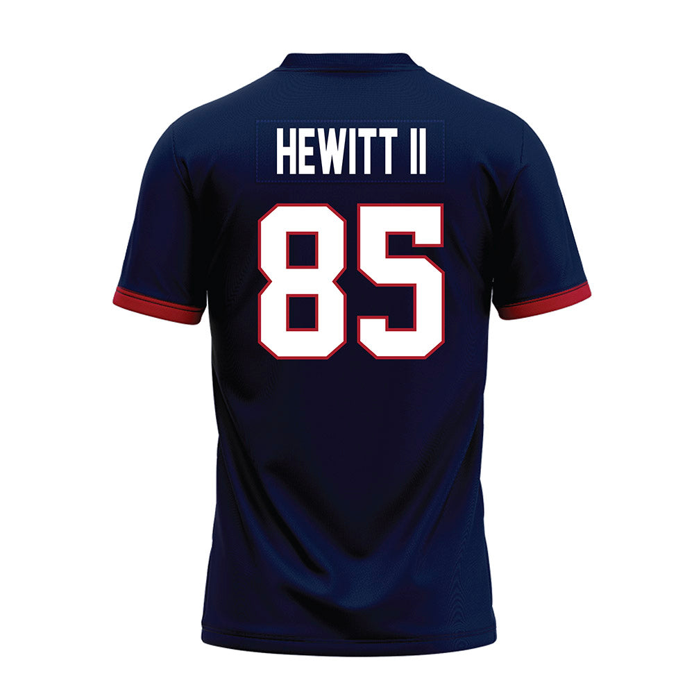 Liberty - NCAA Football : Connie Hewitt II - Navy Premium Football Jersey-1