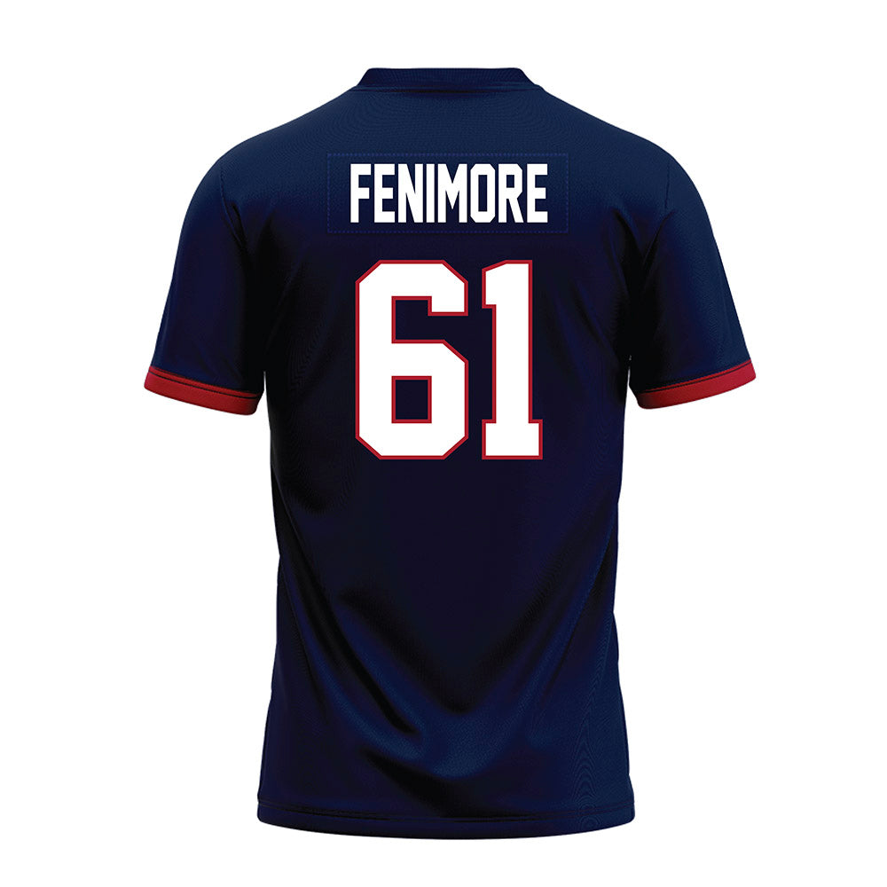 Liberty - NCAA Football : Aaron Fenimore - Navy Premium Football Jersey