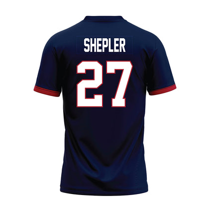 Liberty - NCAA Football : Clay Shepler - Navy Premium Football Jersey