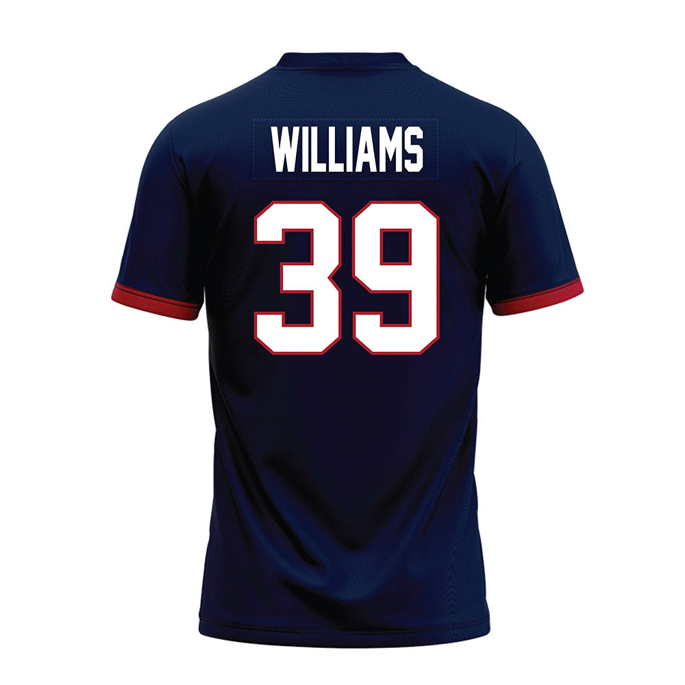 Liberty - NCAA Football : Russian Williams - Navy Premium Football Jersey