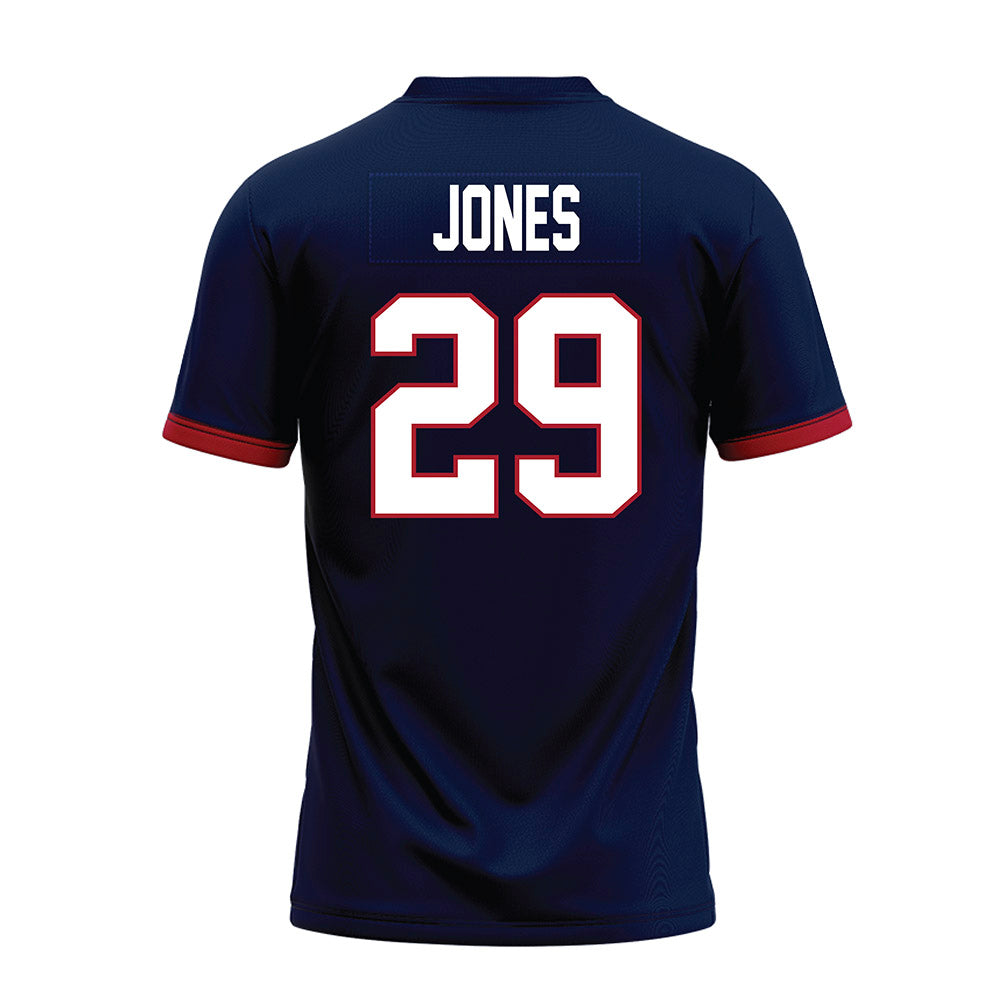 Liberty - NCAA Football : Akhori Jones - Navy Premium Football Jersey-1