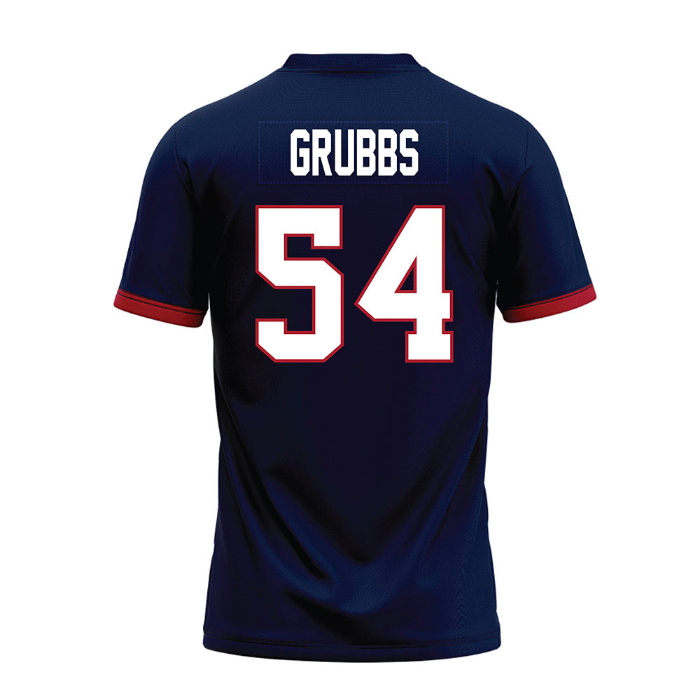 Liberty - NCAA Football : Cal Grubbs - Navy Premium Football Jersey