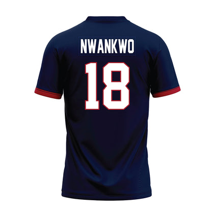 Liberty - NCAA Football : Chike Nwankwo - Navy Premium Football Jersey