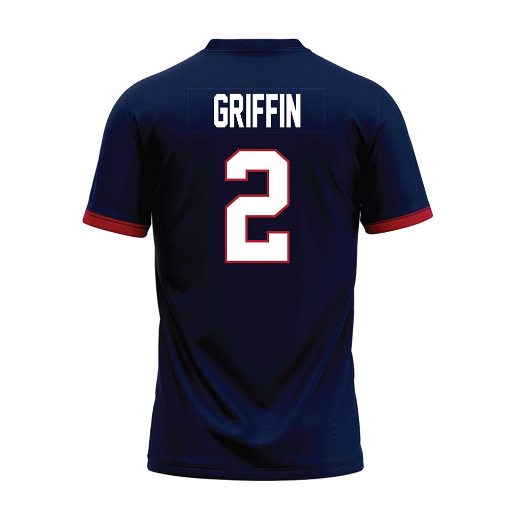 Liberty - NCAA Football : Eldric Griffin - Navy Premium Football Jersey