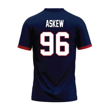 Liberty - NCAA Football : Gavin Askew - Navy Premium Football Jersey-1